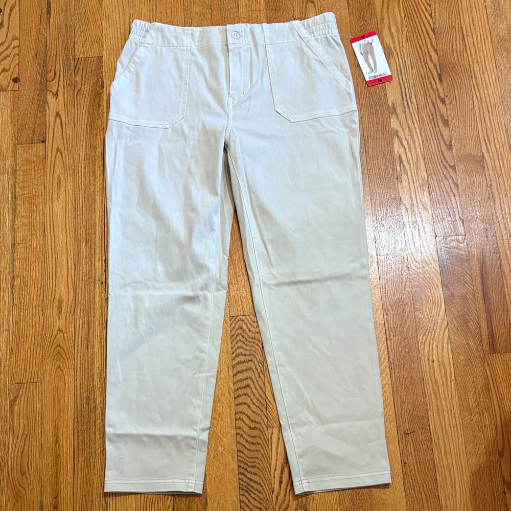 32 Degrees Beige Straight Leg Pants